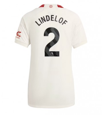 Manchester United Victor Lindelof #2 Tredjetröja Dam 2023-24 Kortärmad